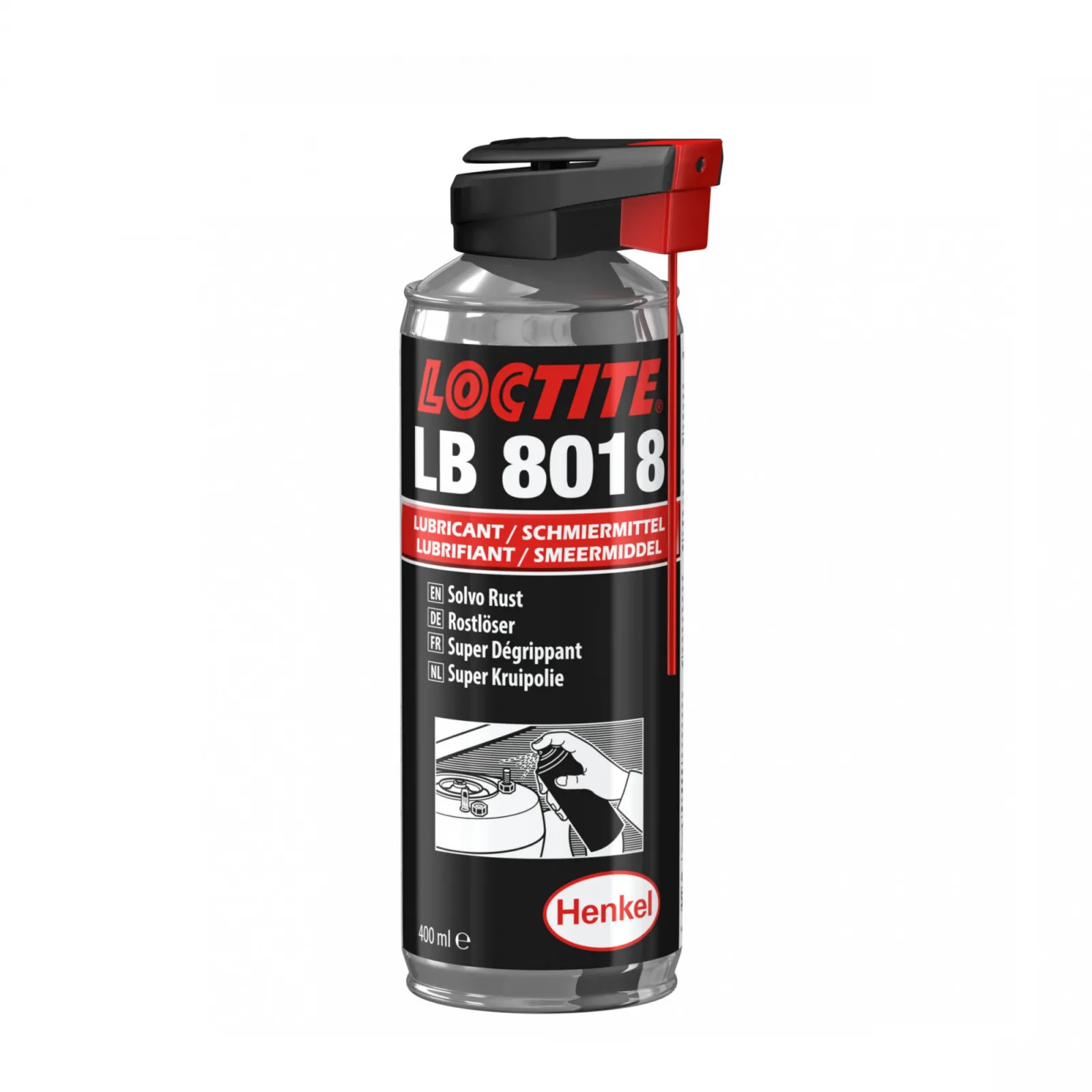 Спрей-раскислитель заржавевших соединений Loctite 8018